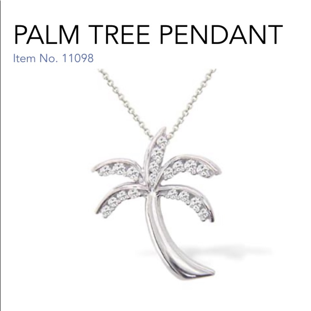 Na HoKu Palm Tree Pendant and chain